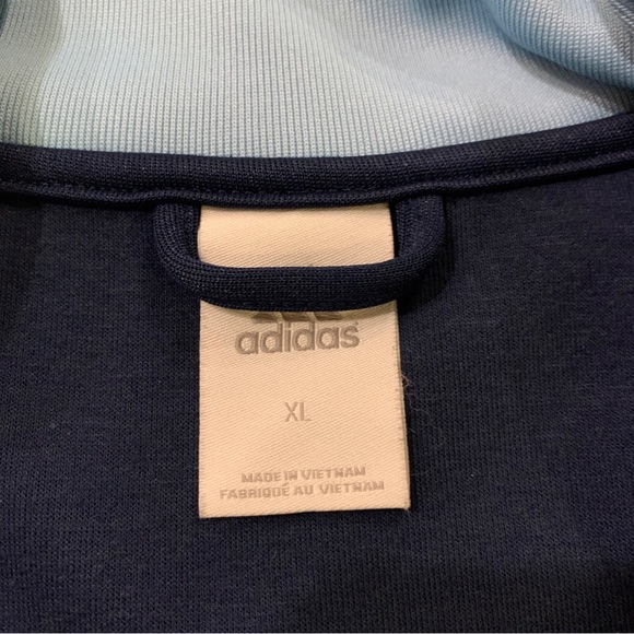 Adidas Argentina Soccer Blue Full Zip Jacket Pockets Mens Size XL 2007 - Picture 9 of 15